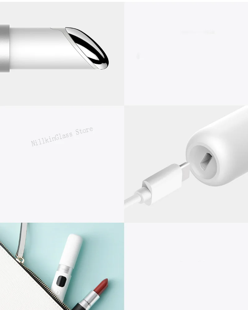 Xiaomi WéllSkins массажер для глаз палочка с ЖК-дисплеем Массажер для красоты глаз палка с подогревом Магнитная Вибрация против морщин Уход за глазами