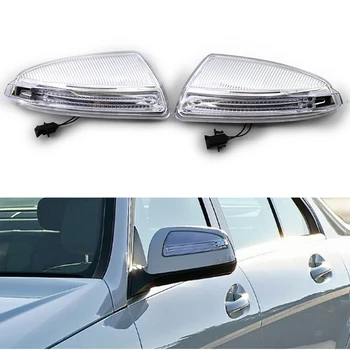 

1Pair Car Door Rear View Side Mirror LED Turn Signals Light Lamps For Mercedes Benz W204 C250 C300 C350 C63 AMG C-Class