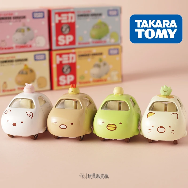 TAKARA TOMY TOMICA Sumikkogurashi Sumikko 4 различных стиля модели автомобиля игрушки Изысканные