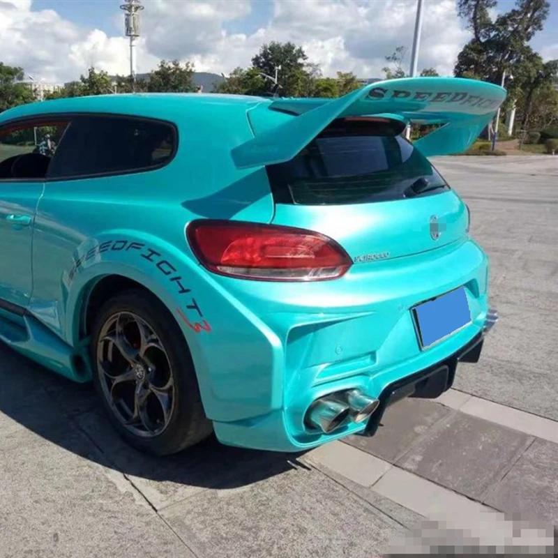 Для Volkswagen Scirocco Высокое качество ABS Материал грунтовка цвет автомобиля задняя крыша губы крыло спойлер для Volkswagen Scirocco 2010 + Для Volkswagen Scirocco Высокое качество ABS Материал грунтовка цвет автомобиля задняя крыша губы крыло спойлер для Volkswagen Scirocco 2010 +