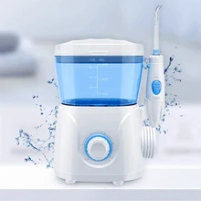 Перезаряжаемый Электрический ирригатор полости рта портативный водный Стоматологический Ирригатор зубной палочки спа для чистки зубов с 8 наконечниками для воды