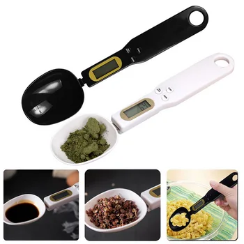 

500g 0.1g /300g 0.1g Capacity Coffee Tea Digital Electronic Scale Kitchen Measuring Spoon Weighing Device LCD Display Cooking