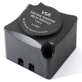 

Voltage Sensitive Relay (Vsr) Automatic Charging Relay 125A Dual Battery Isolator (Vsr) Car Accessories Car Battery Relay