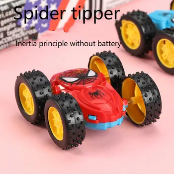 

Spider 360 degree somersault inertia car anti falling double sided car children's educational toys
