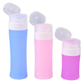 

1 Set Silica Novel Travel Bottles Portable Travel Bottles Detachable Silicagel Essential Oil Bottles For Travel Bathroom Home