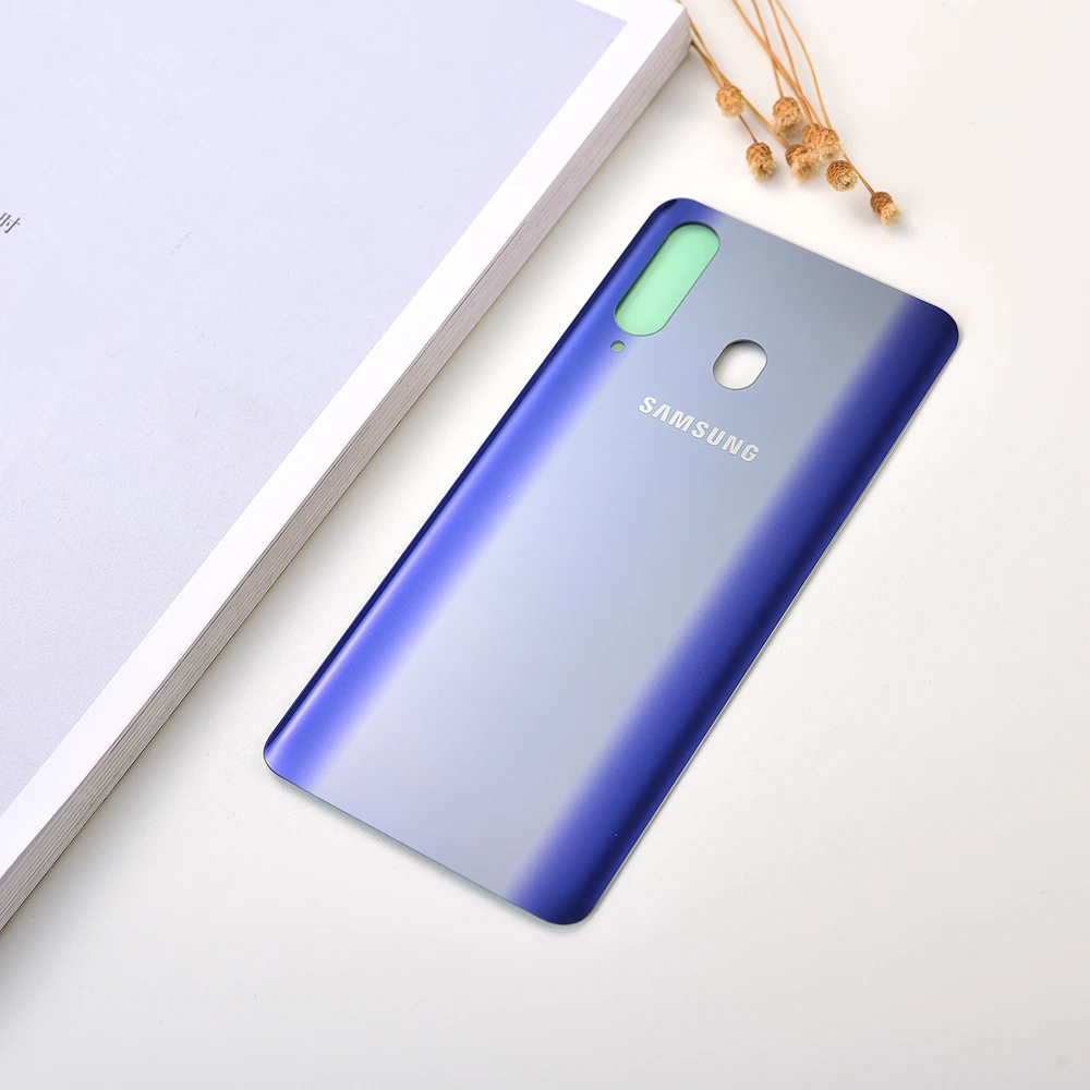 Задняя крышка батарейного отсека Samsung A8S стеклянная корпуса сменный защитный
