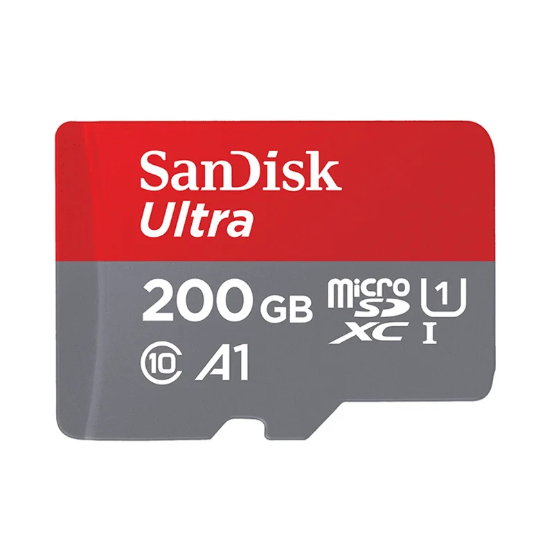 Оригинальная карта памяти SanDisk Micro SD 32 Гб A1, 16 ГБ, 64 ГБ, 128 ГБ, 200 ГБ, 256 ГБ, 400 гб, 98 Мб/с, TF карта, флеш-накопитель для смартфона - Емкость: 200GB