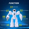 New Smart Robot  Intelligent programming rechargeable Radio Control  robots Soft missile launch 3