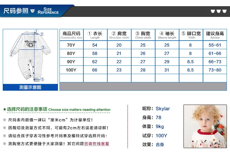 Рождественские боди для маленьких мальчиков, вязаные детские комбинезоны с оленями, новогодний костюм для маленьких девочек, детские комбинезоны, одежда для детей 0-2 лет