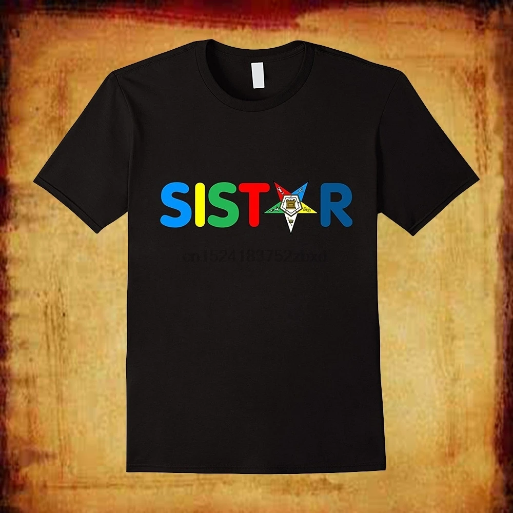 Sistar Girl Of Eastern Star Funny T Shirt Slim Fit Hot Sale Pattern for Women