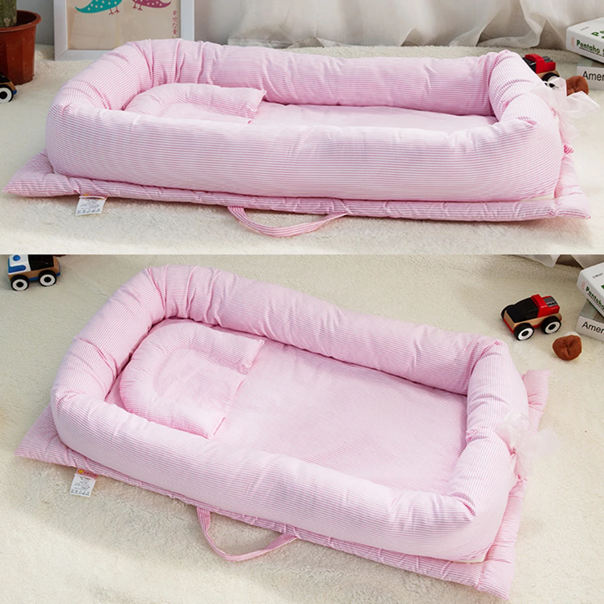 Складная дорожная уличная кровать 90*55*15 см, переносная моющаяся детская кроватка для новорожденных, кровать для сна, дорожная кровать для