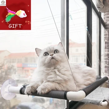 

Cat Bed Mat Soft Cat Hammock Window Hammocks Kennels 15KG Cat Safe Hanging Shelf Seat Beds Cover Cushion Cat House