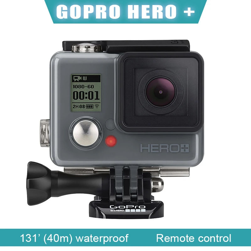 GoPro hero + Plus WiFi широкоугольная HD-камера для дайвинга катания на лыжах и езды