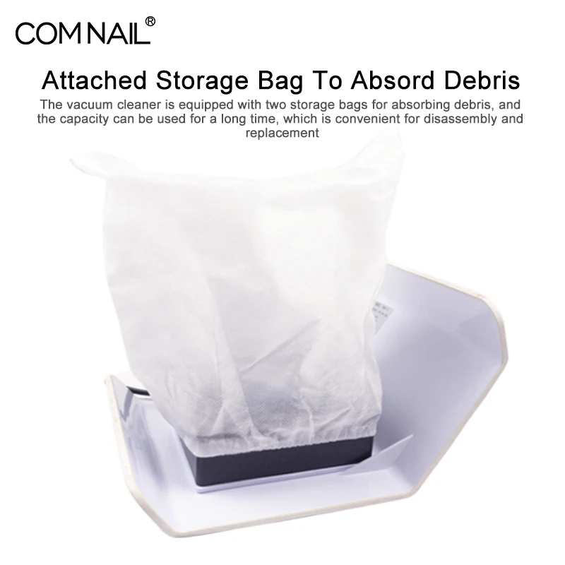 Kaufen Comnail Leistungsstarke Nagel Staub Collector mit Hohe Saug Fan Maniküre Staubsauger Staub Collector mit 2 Staub Sammeln Taschen