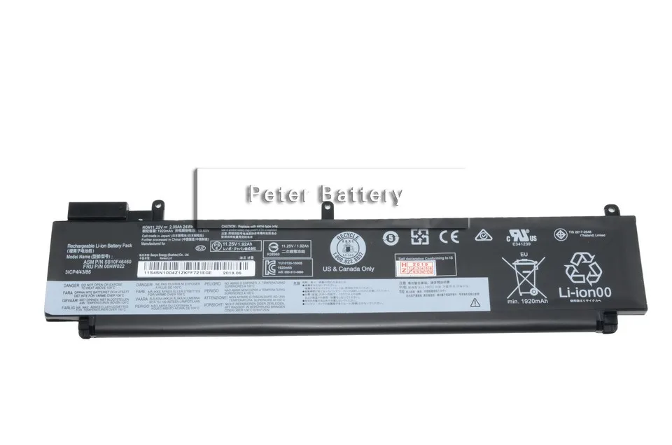 JIGU ноутбук Батарея SB10F46460 SB10F46474 00HW022 00HW023 00HW036 SB1046F46461 для LENOVO T460s-2MCD 2NCD 2RCD