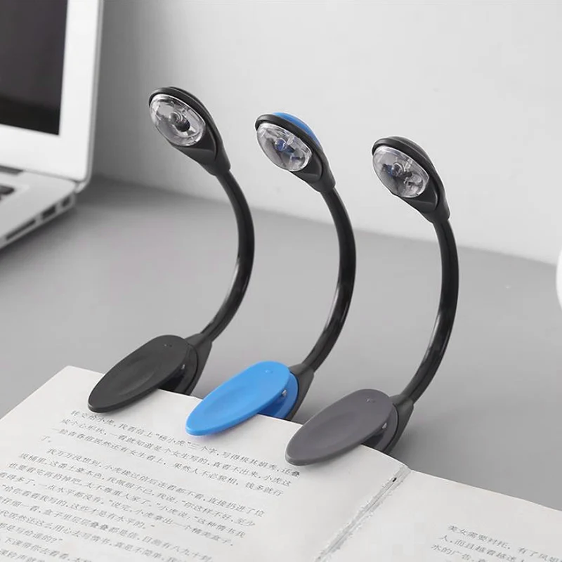 

Students Led Book Light Mini Clip-On Flexible Bright LED Lamp Light Book Reading Lamp For Bedroom Book Reader Eye protection