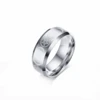 Stainless Steel Triple Moon Goddess Wicca Pentacle Ring Crescent Moon Pentagram Pagan Rings For Women Men Jewelry Freeship 5