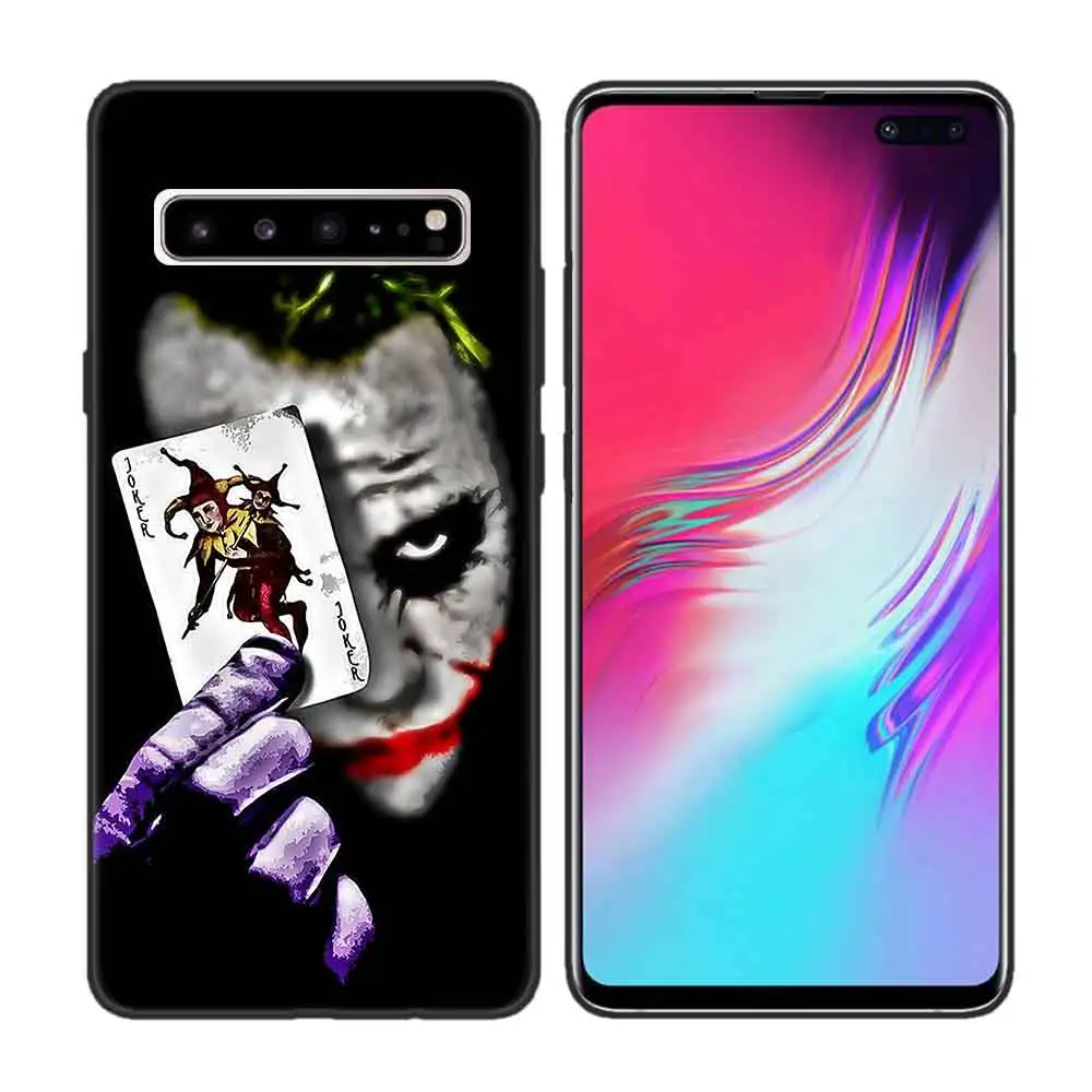 Черный мягкий силиконовый чехол для samsung Galaxy S7 S8 S9 S10 5G S10E J4 J6 J8 M20 Note 8 9 10+ Edge Plus Batman Joker Dar - Цвет: Коричневый