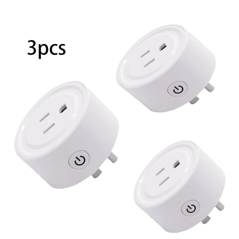 3 PCS EWeLink 1/2/3/4 шт. Универсальный мини смарт-разъем Wi-Fi розетка Мощность розетка переключатель работает с Amazon Alexa/Google Home Дистанционное свяжитесь с нами - Комплект: 3 PCS