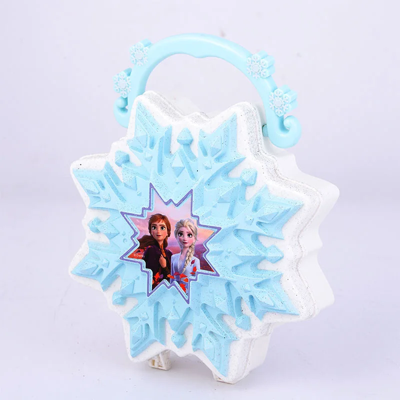 New Disney princess girls frozen 2 elsa anna Suitcase snowflake Makeup set kids Beauty pretend play Gift toy