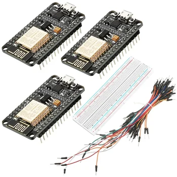 

3 Pieces ESP8266 CP2102 ESP-12E Internet WiFi Board Open Source Serial Wireless Module for Arduino IDE Micropython