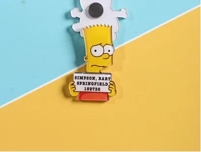 Креативные Симпсоны фильм магниты на холодильник высококачественная акриловая краска холодильник магнит наклейка игрушка для детей - Цвет: 20