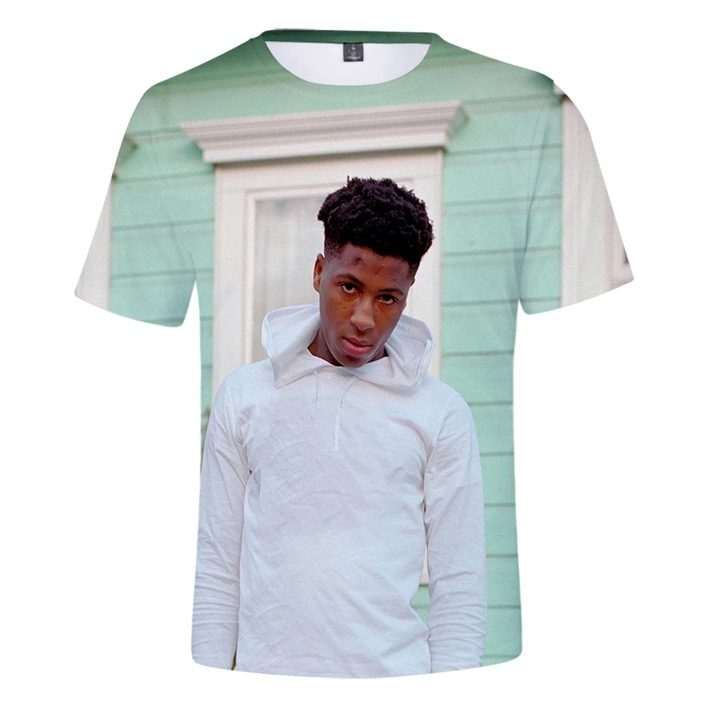Футболка YoungBoy с 3D принтом никогда больше не сломался Мужская/женская футболка
