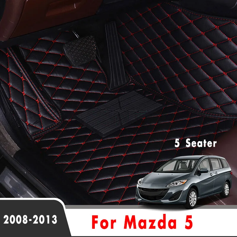 Коврики для салона автомобиля Mazda 5 2013 2012 2011 2010 2009 2008 водонепроницаемые грязные