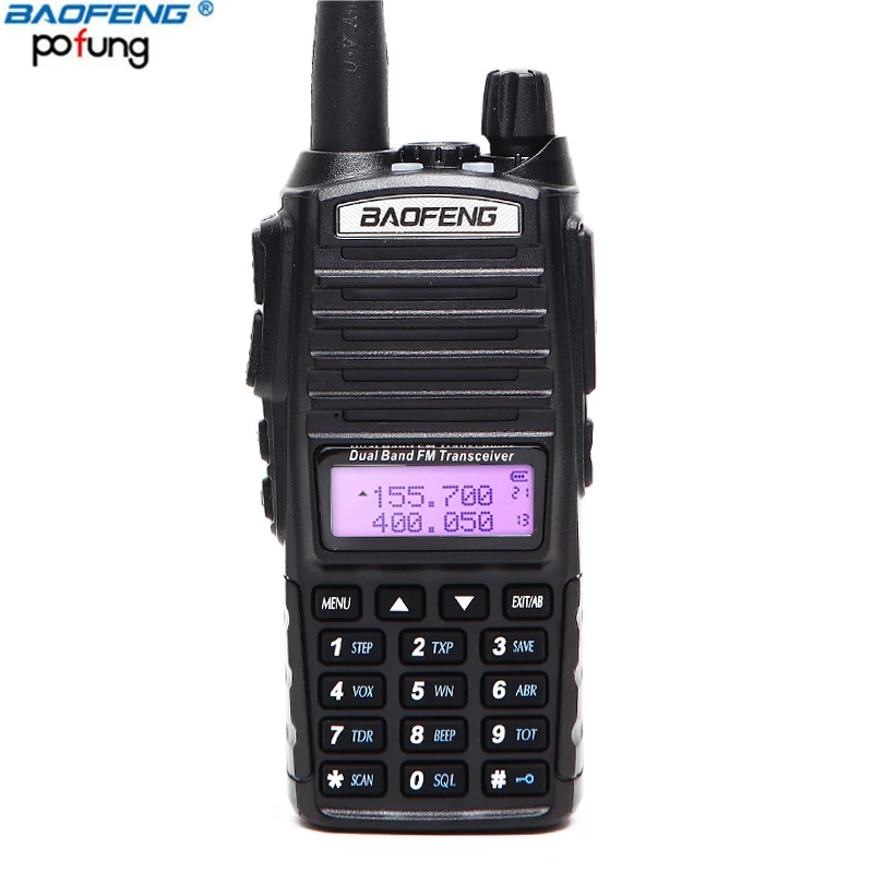 Горячее предложение! портативная рация Baofeng, UV-82, двойная кнопка PTT, двухстороннее радио Vhf Uhf, двухдиапазонное Baofeng UV 82 UV82 - Цвет: no headset