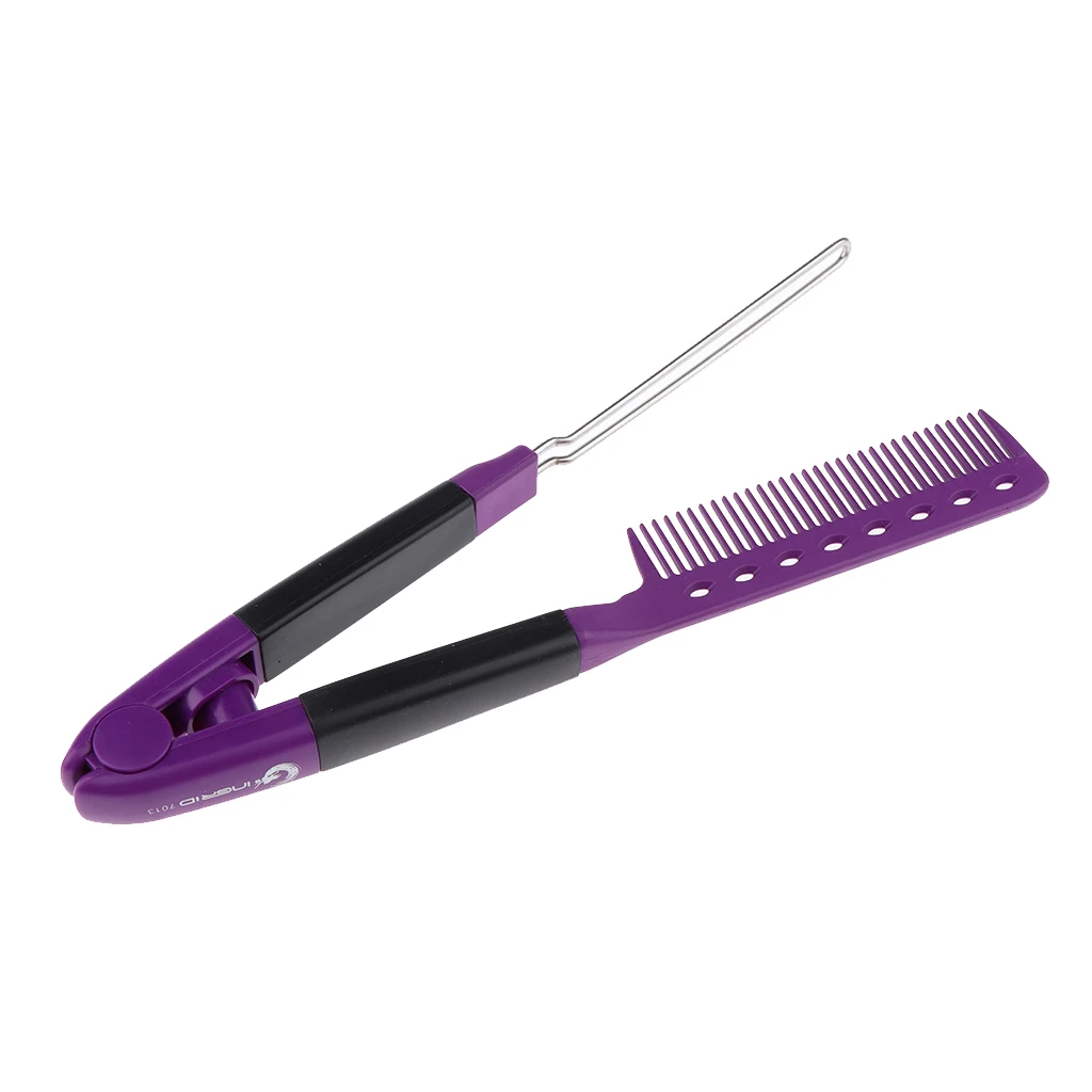 Pro Hair Comb Straightener Antistatic Foldable Pocket Hairdressing Brushes Highlighting Comb Brush Salon Sectioning Combs