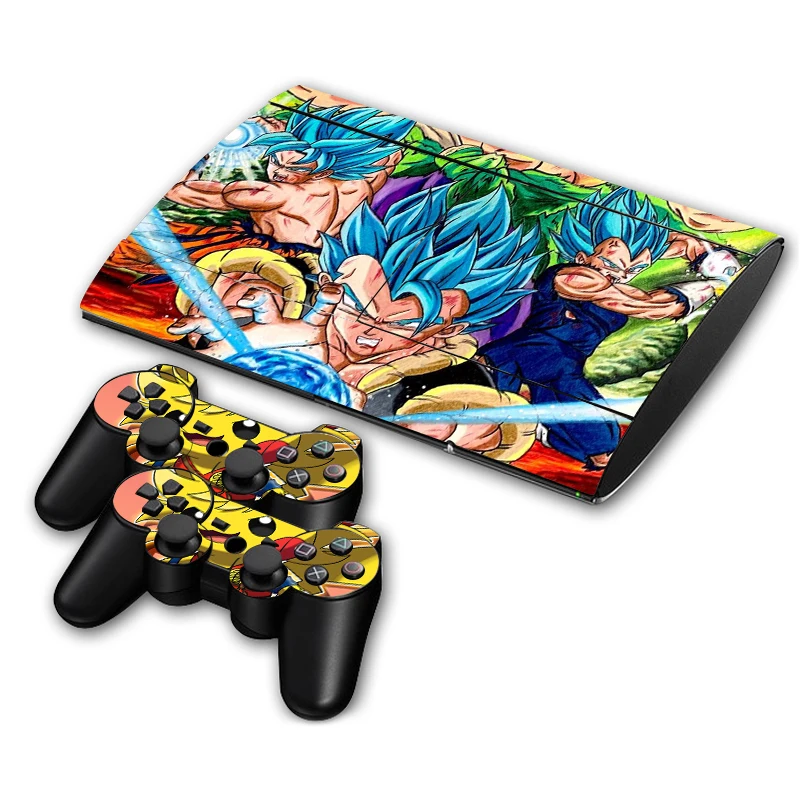 Наклейка Dragon Ball Super Skin для PS3 Slim 4000 PlayStation 3 консоль и контроллеры | Электроника