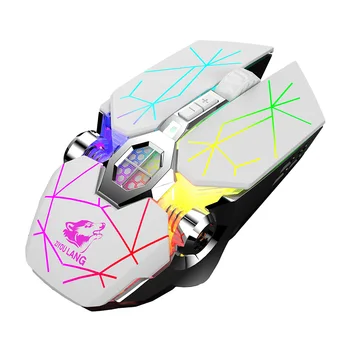 

Silent Gaming Wireless Mouse 2.4GHz 2400DPI Rechargeable Wireless Mice USB Optical Game Backlight Mouse For PC Laptop