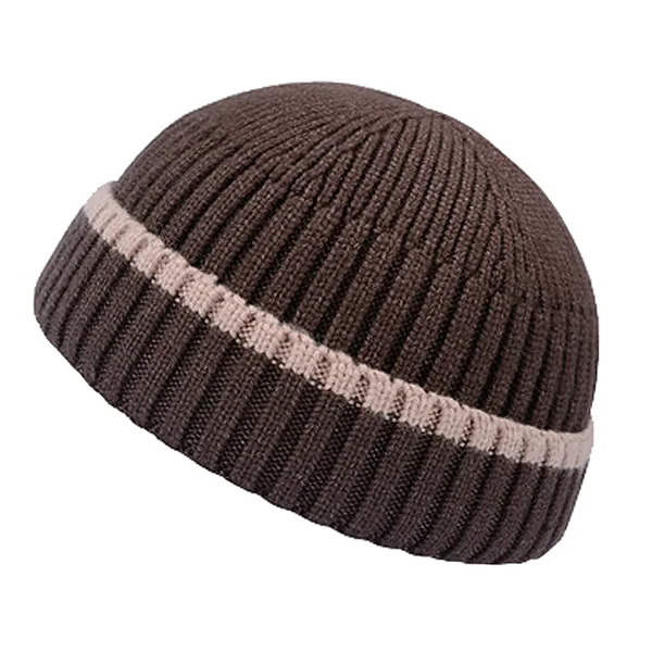 coffee Skullies Beanies, короткая шапка Skullcap, Мужская зимняя шапка, женские зимние шапки для мужчин, шапки, капот, Женская Мягкая вязаная шапка, шапки - Цвет: coffee