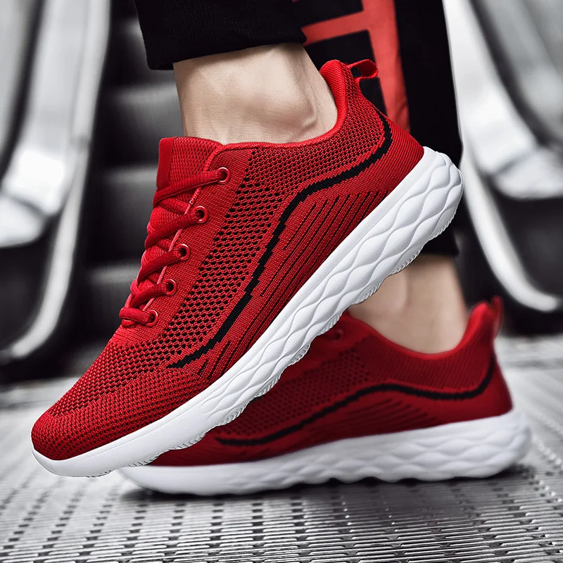 

Goodstus casual shoes men's breathable fashion simple style walking casual shoes lace up non slip comfortable wear-resistant men