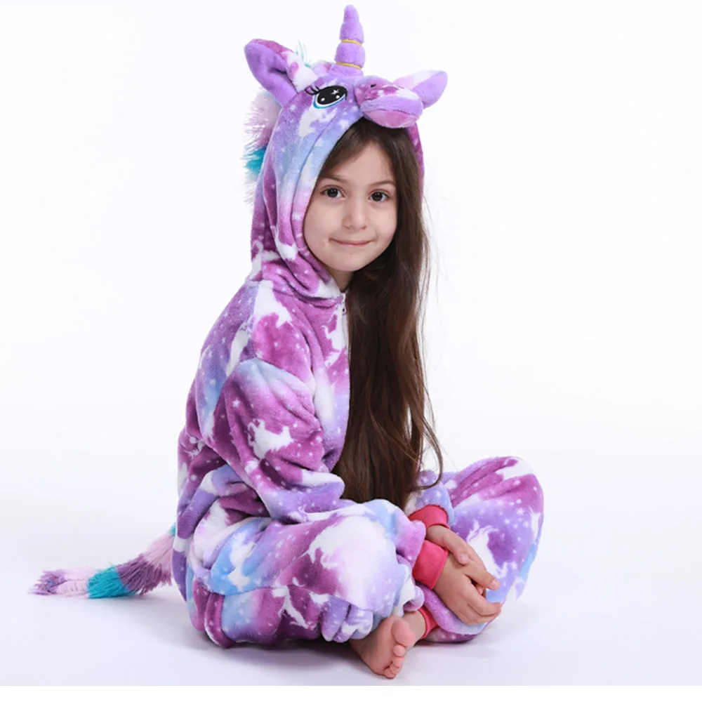 Kids Unicorn Pajamas For Children Animal Cartoon Blanket Sleepers Baby Costume Winter Boy Girl Licorne Jumspuit Sleepwear 4-12Y Kids Unicorn Pajamas For Children Animal Cartoon Blanket Sleepers Baby Costume Winter Boy Girl Licorne Jumspuit Sleepwear 4-12Y