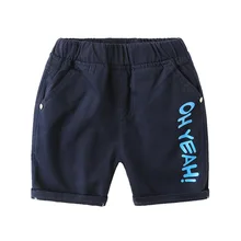 Новые стильные штаны для мальчиков летние детские штаны г. Повседневные шорты с открытым шаговым швом штаны с принтом в класса B