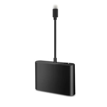 

ABKT-Portable Mirrorlink For Apple interface to HDMI VGA AV Audio Video Adapter for iPad iPod iPhone 5 6 7 8 X