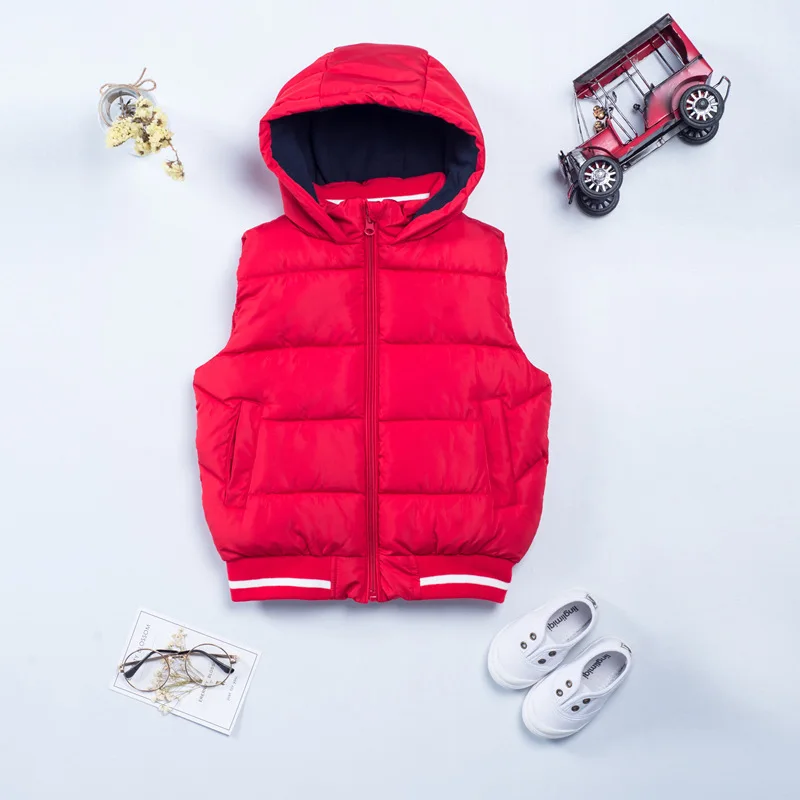 Детский жилет теплая зимняя мужская и женская детская одежда плюс бархатный жилет детский жилет