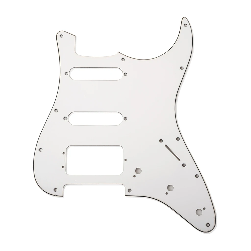 PVC Pickguard SSH Pickup Guard Plate Parts for ST Style Electric Guitar
