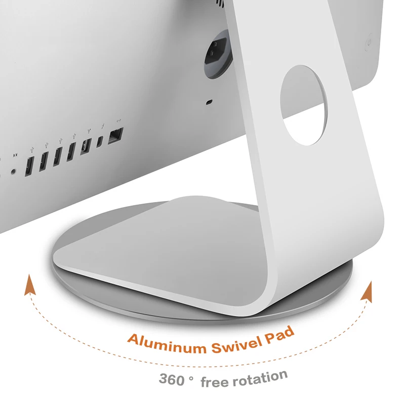 Вращающаяся на 360 градусов Нескользящая подставка для монитора ноутбука iMac Pro