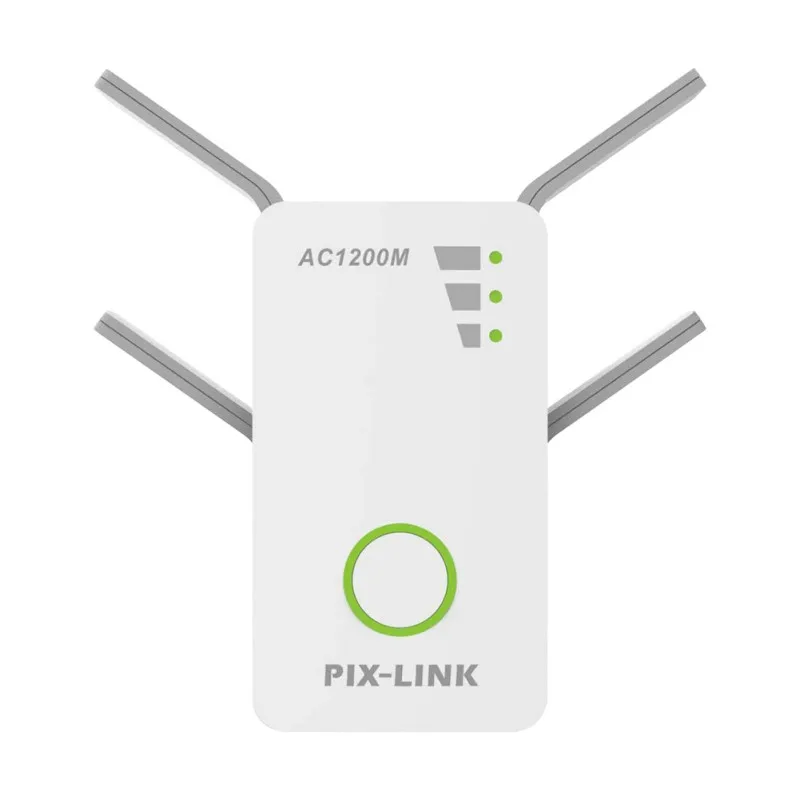 

2.4G / 5G WiFi Repeater Dual Band Signal Amplifier 1200Mbps Wireless AC Extender Router Amplifier With 4 High Gain Antennas