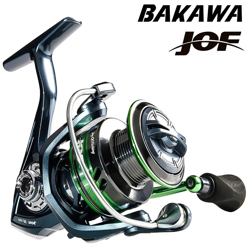 

BAKAWA Metal Cup Fishing Reel Carp Fish Wheel Saltwater 9+1BB Coil Pull 8~13KG 2000-7000 Series