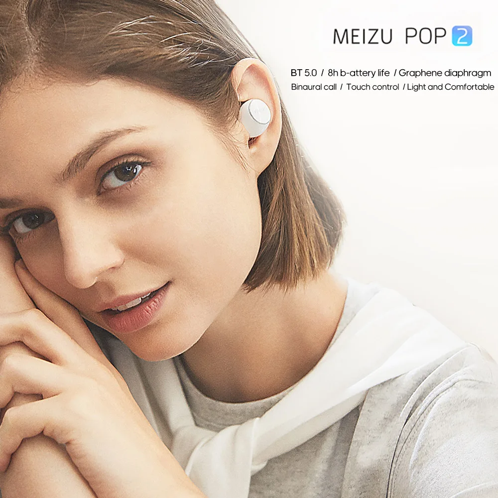 Meizu Global TWS Bluetooth 5,0, гарнитура, управление одним касанием, голосовой помощник, наушники IP5X, водонепроницаемые наушники с шумоподавлением