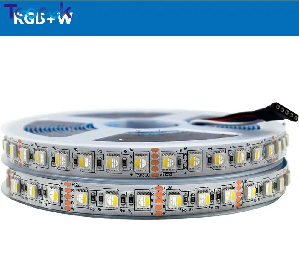 alta qualidade cor em chip rgbw led smd luzes de tira led flexíveis