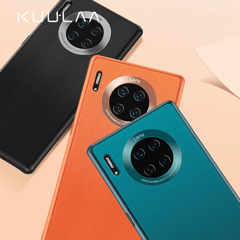 Чехол KUULAA для Huawei P30 Pro роскошный пластиковый кожаный чехол телефона P 30