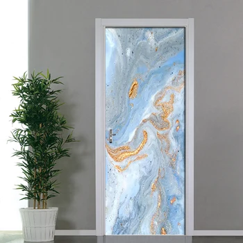 

Self Adhesive 3d Door Sticker Home Decor Abstract Waterproof Wallpaper Print PVC Poster Wall Art Picture Suit For Children Room