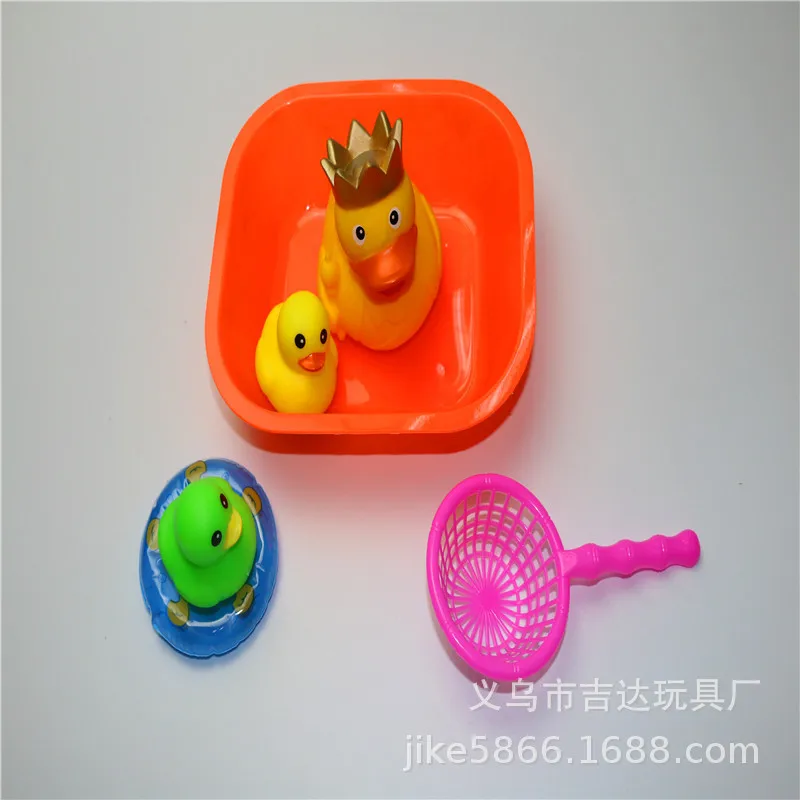 Ребенок играть с водой Ванна игрушка набор детей модель игровой дом воды Ванна винил; утка щепотку кольцо
