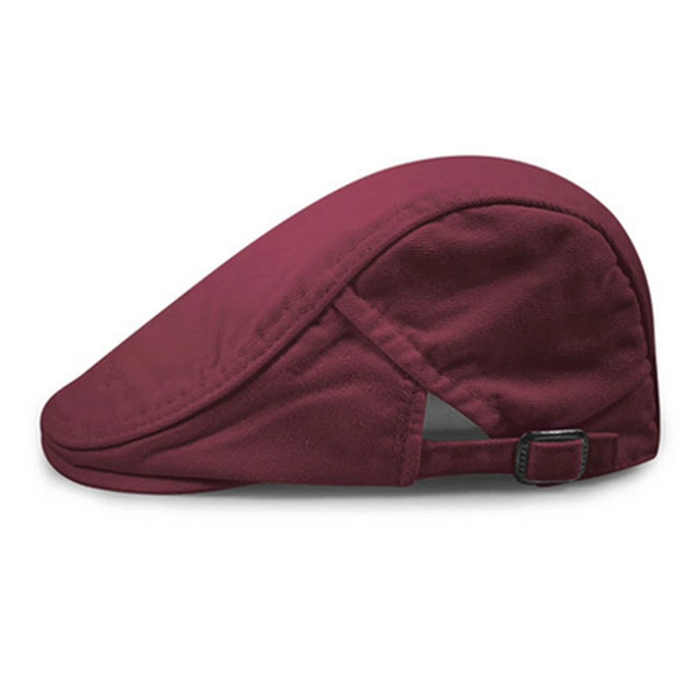 SHOWERSMILE Burgundy Women's Berets Spring Cotton Flat Hats Mens Ivy Cap Solid Color Duckbill Hats Gatsby British Beret Hat SHOWERSMILE Burgundy Women's Berets Spring Cotton Flat Hats Mens Ivy Cap Solid Color Duckbill Hats Gatsby British Beret Hat