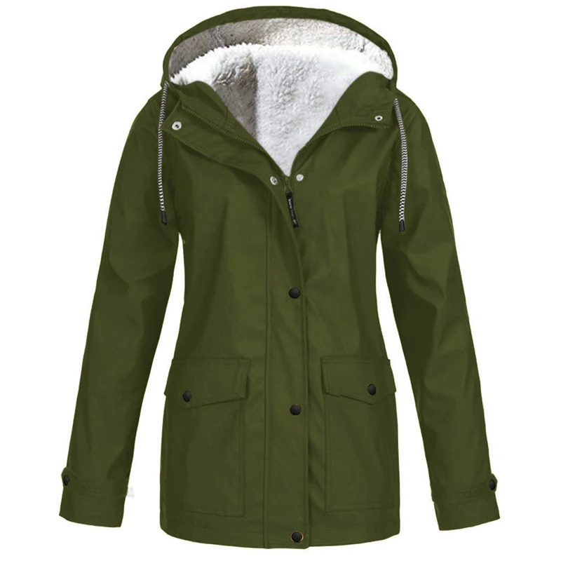 Winter Outerdoor Coat Ladies Big Size5XL Zipper