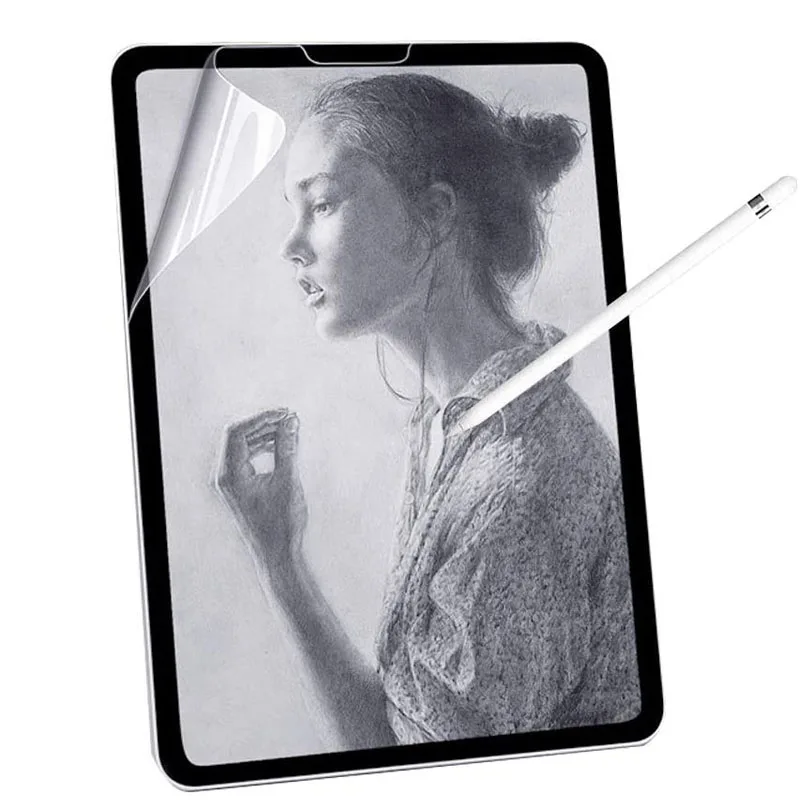 Paper Texture Anti Glare PET Touch Screen Protector for iPad pro 10.5 9.7 12.9 